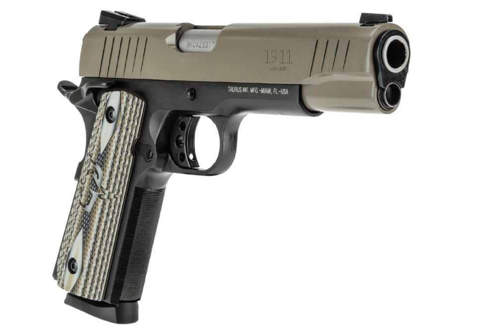 Taurus 1911 .45 ACP 5″ Barrel Sand Cerakote Slide