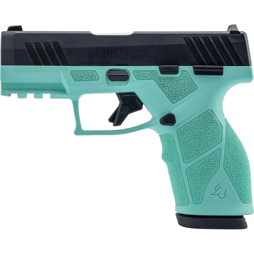 Taurus GX2 Pistol 9mm 3.38 in. Cyan Frame/Black Slide 13 rd. — image 2