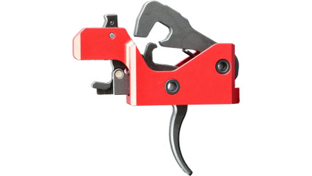 The Triggered Company The LAT AR-15  3 Position Drop In Active Reset Device Rifle Trigger w/ Single Side Safety Selector in Red 17-4 Stainless Steel Trigger Pull Weight  3 - 3.5 lb – Combat Armory — image 2