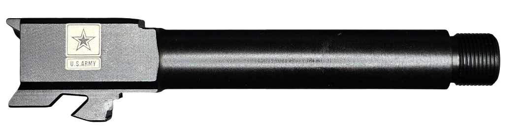 U.S Army Logo Combat Armory barrel Fits Glock 19 New 9mm Match Grade Barrel Threaded