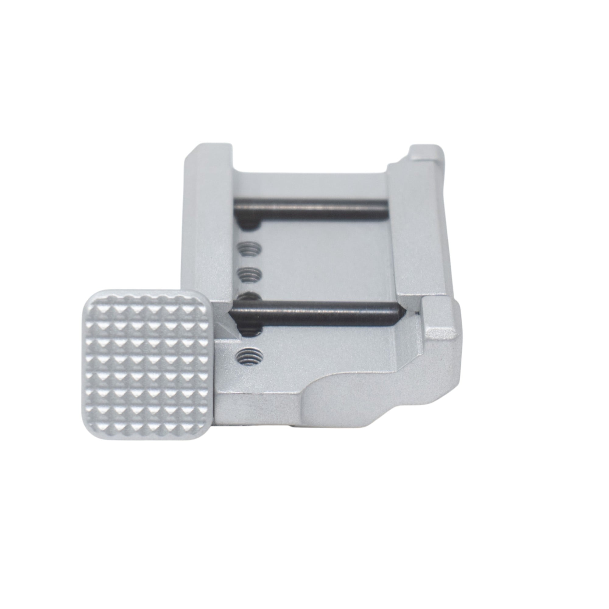 Universal Picatinny Rail Mount Thumb Ledge Gas Pedal - Chrome – Fusion Firearms — image 2