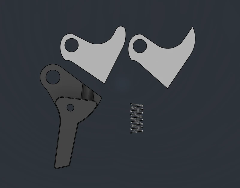 V2 Flat Face Trigger Kit - 2 Stainless Steel Trips Fits Glock – Combat Armory