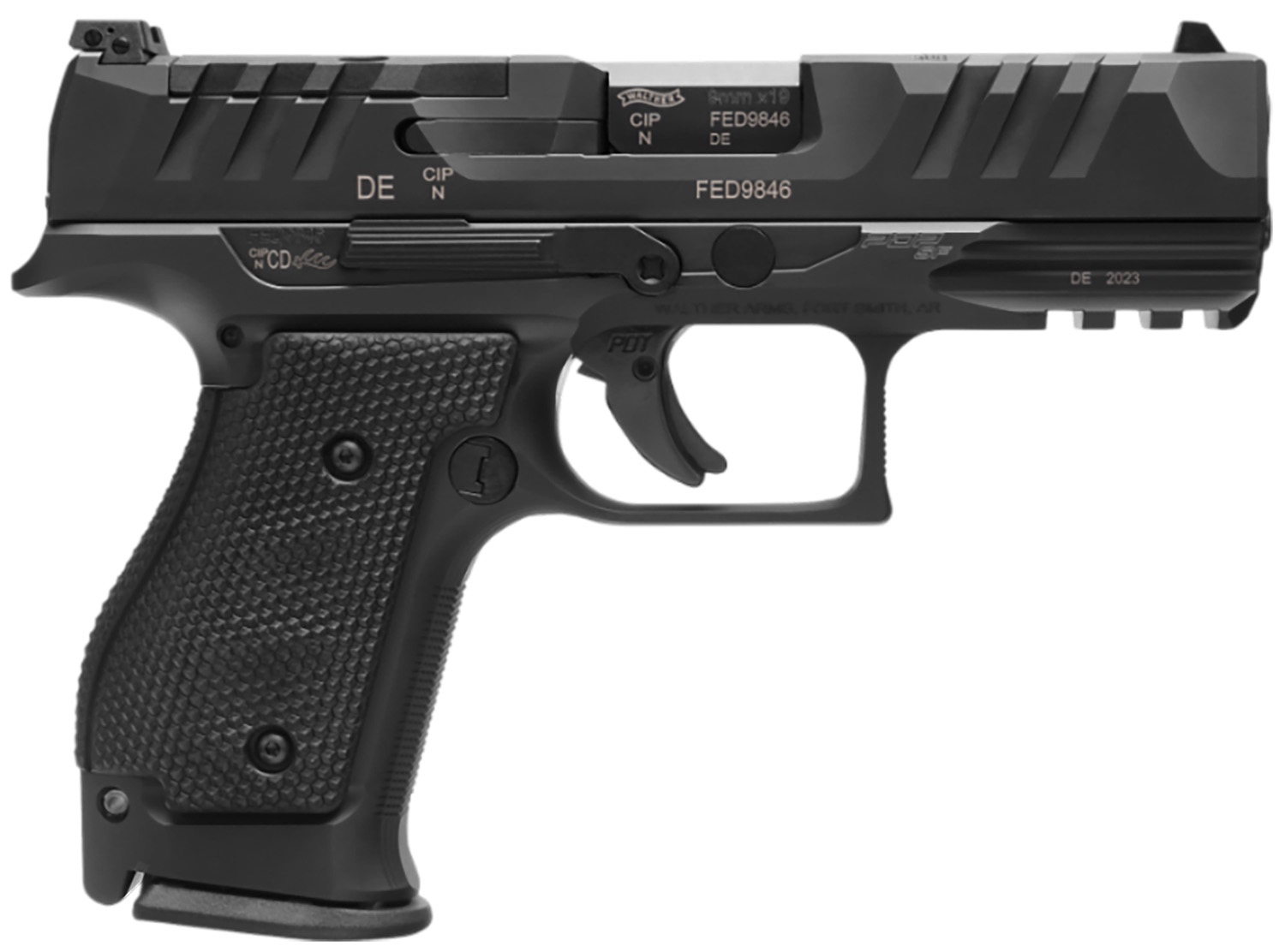 Walther PDP SF Compact 9mm 4 in Steel Frame Optics-Ready