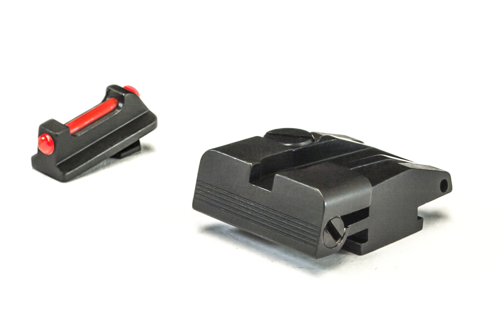 Walther - PPQ, P99, PPQM2 - Black Target with Fiber Front Adjustable Sight Set – Fusion Firearms