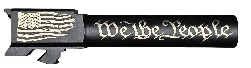 We the People Logo Combat Armory barrel Fits Glock 19 9mm Match Grade Barrel