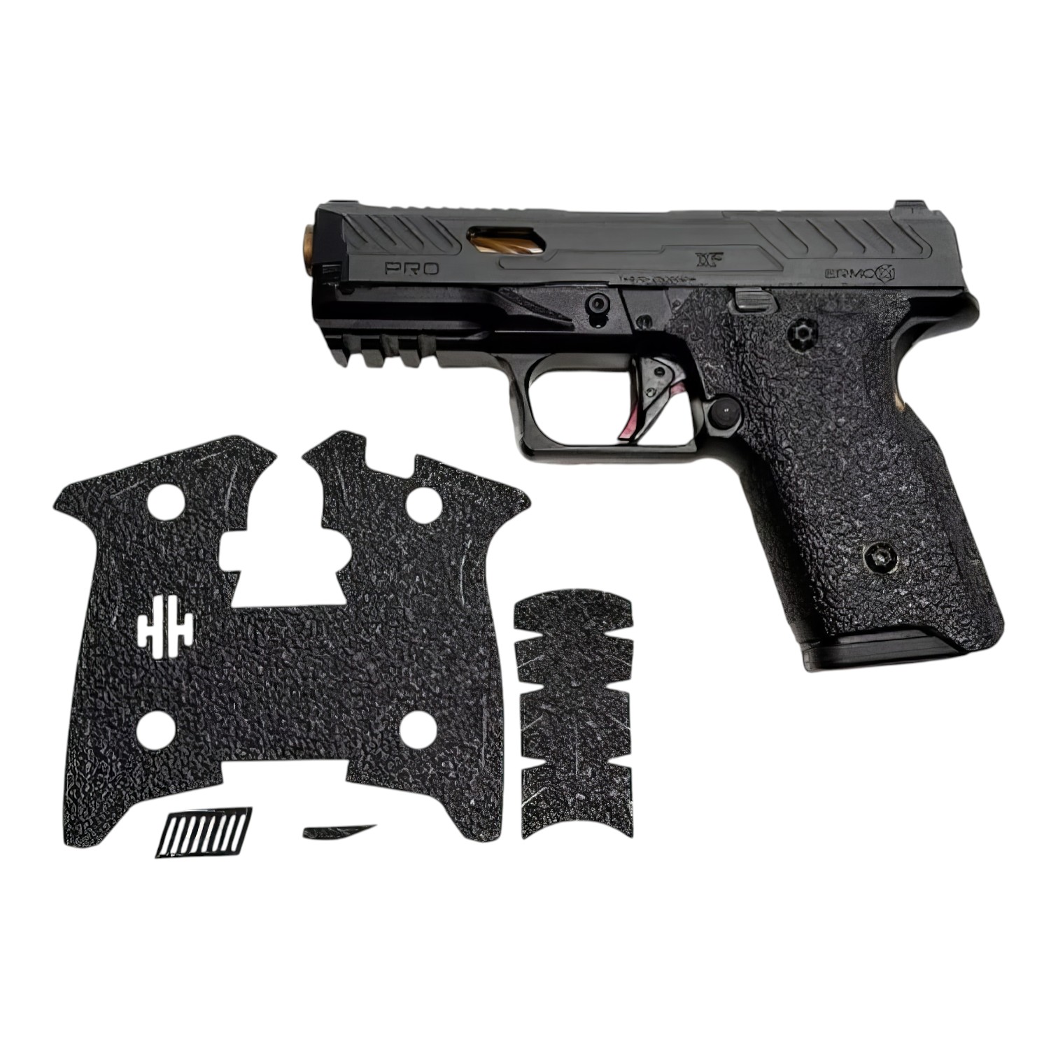 XF Pro Black Rubber Grip Enhancement By Handleitgrips – Fusion Firearms