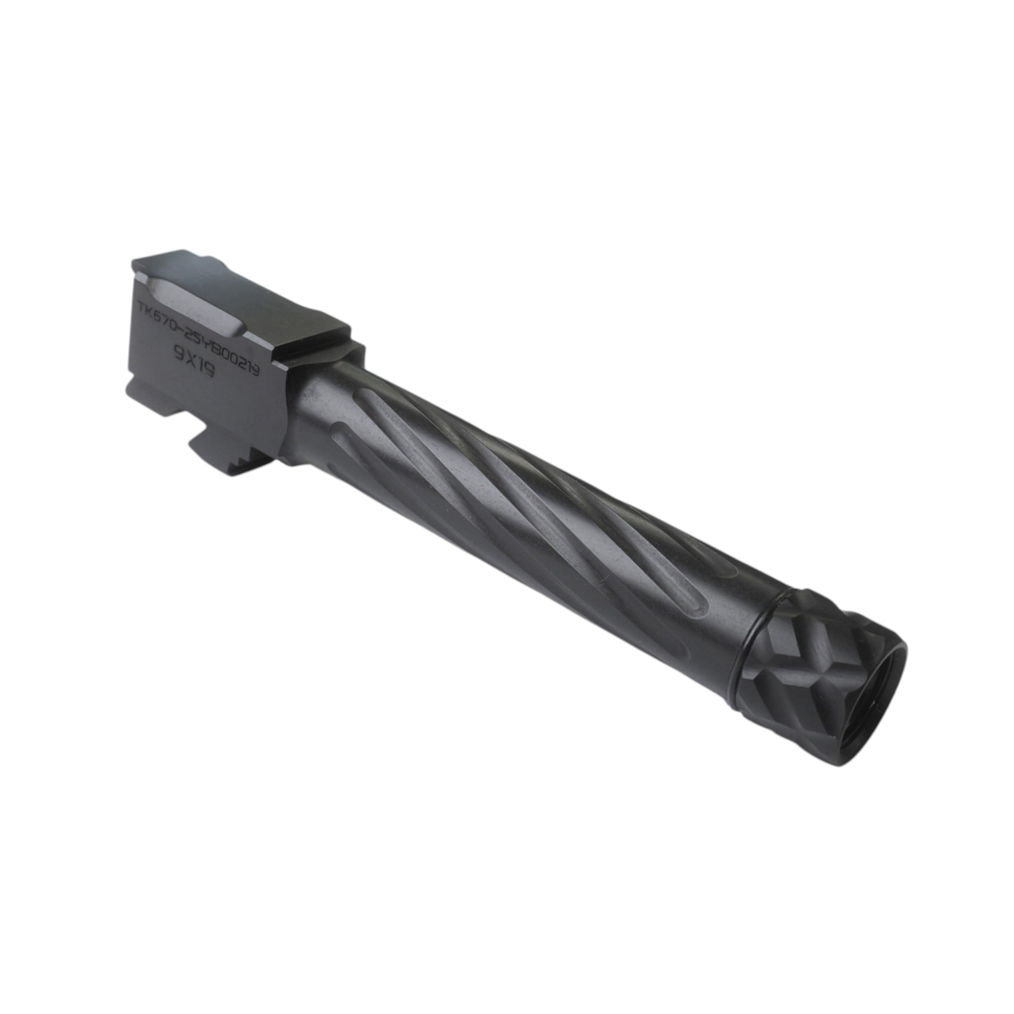 XF Pro Fluted Threaded Barrel - Black (Glock 19 Compatible) – Fusion Firearms