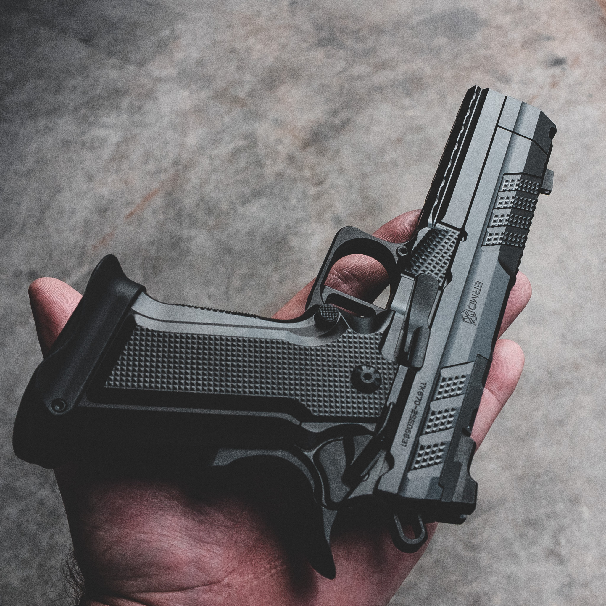 XP COMP – 9MM – Black – Ambi Thumbrest Edition | Custom Shop Exclusive – Fusion Firearms — image 2