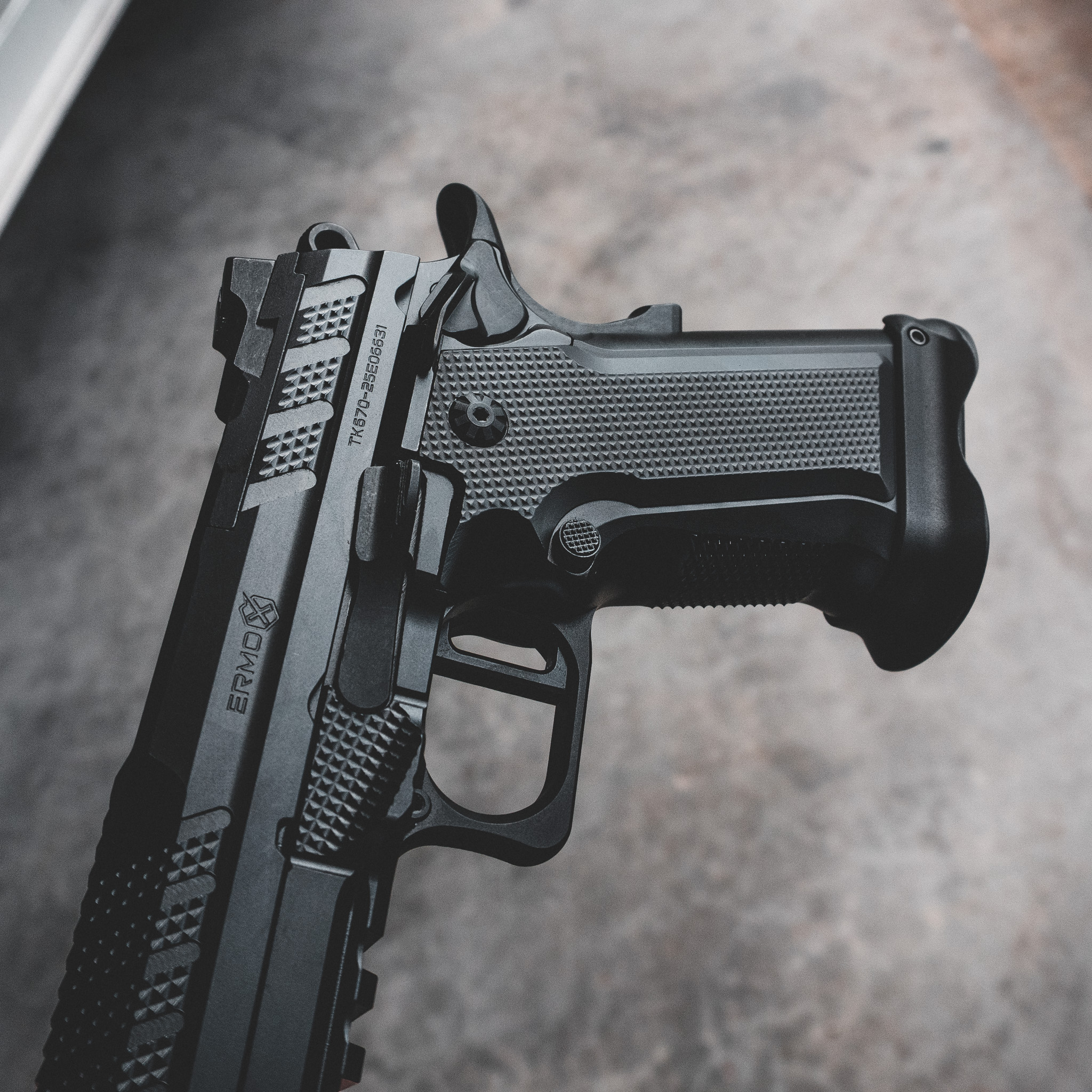 XP COMP – 9MM – Black – Ambi Thumbrest Edition | Custom Shop Exclusive – Fusion Firearms — image 3