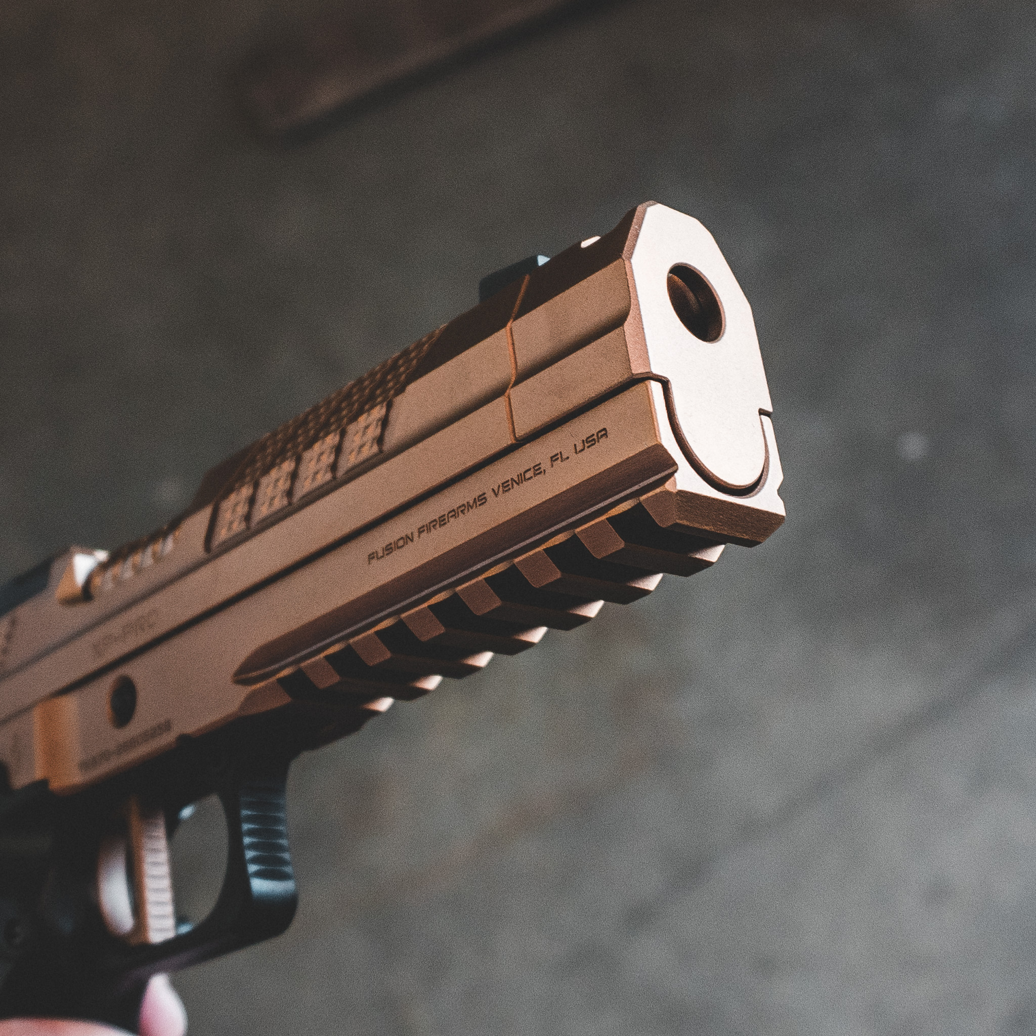 XP COMP – 9MM – BRONZE  – Ambi Thumbrest (Custom Shop Edition) – Fusion Firearms — image 3