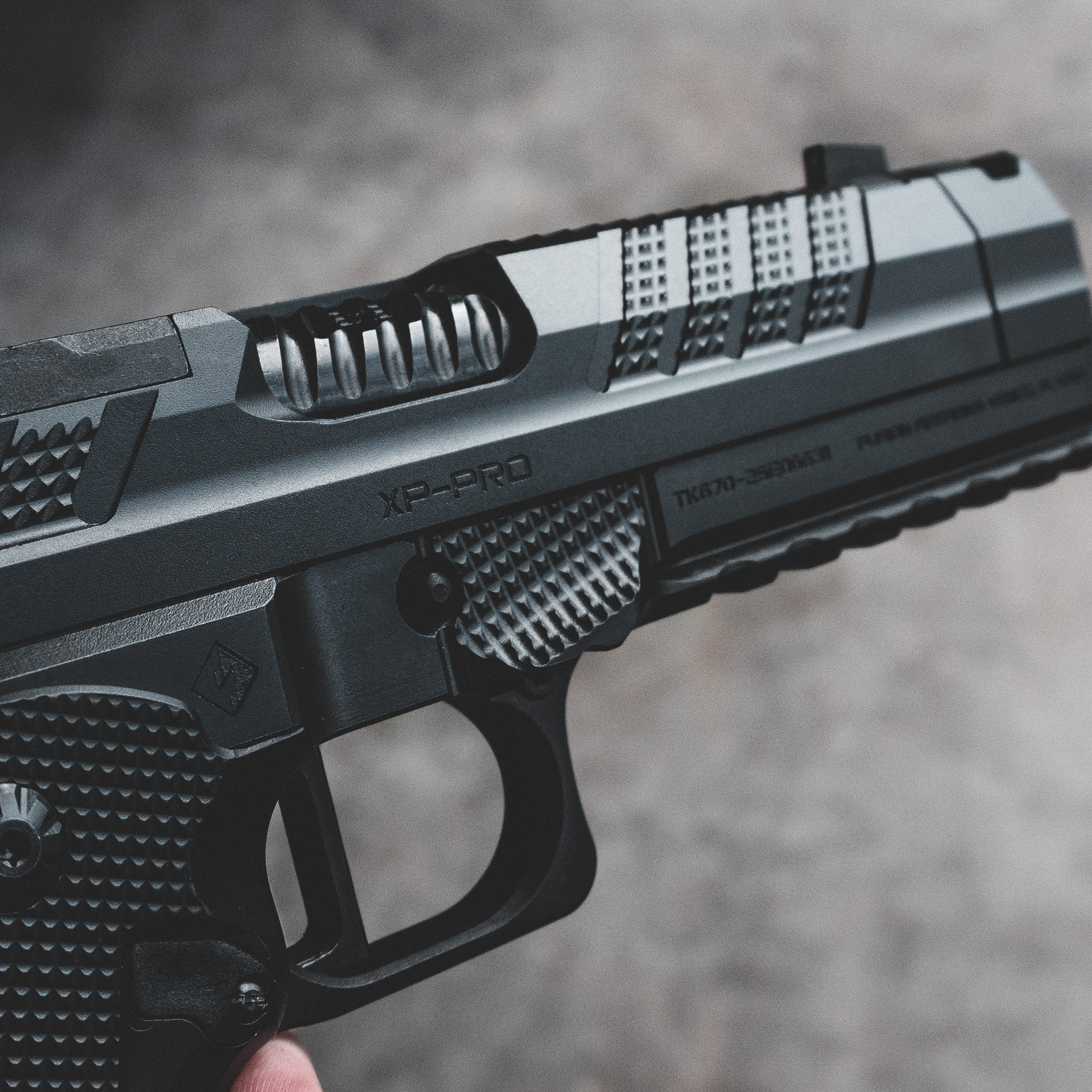 XP COMP & Ported Pistol – 9MM – Black – Ambi Thumbrest Edition | Custom Shop Exclusive – Fusion Firearms — image 3