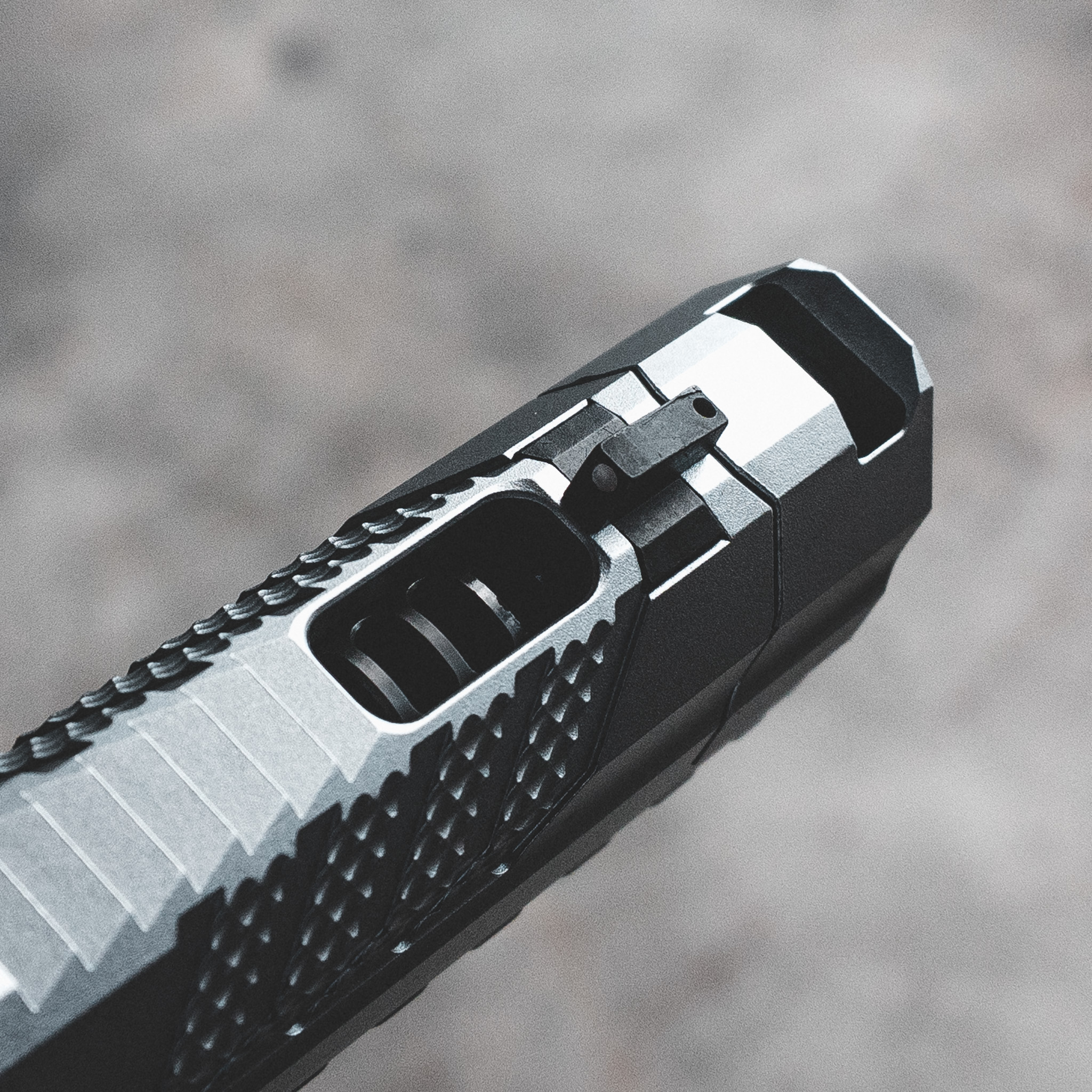 XP COMP & Ported Pistol – 9MM – Chrome – Ambi Thumbrest (Custom Shop Edition) – Fusion Firearms — image 2