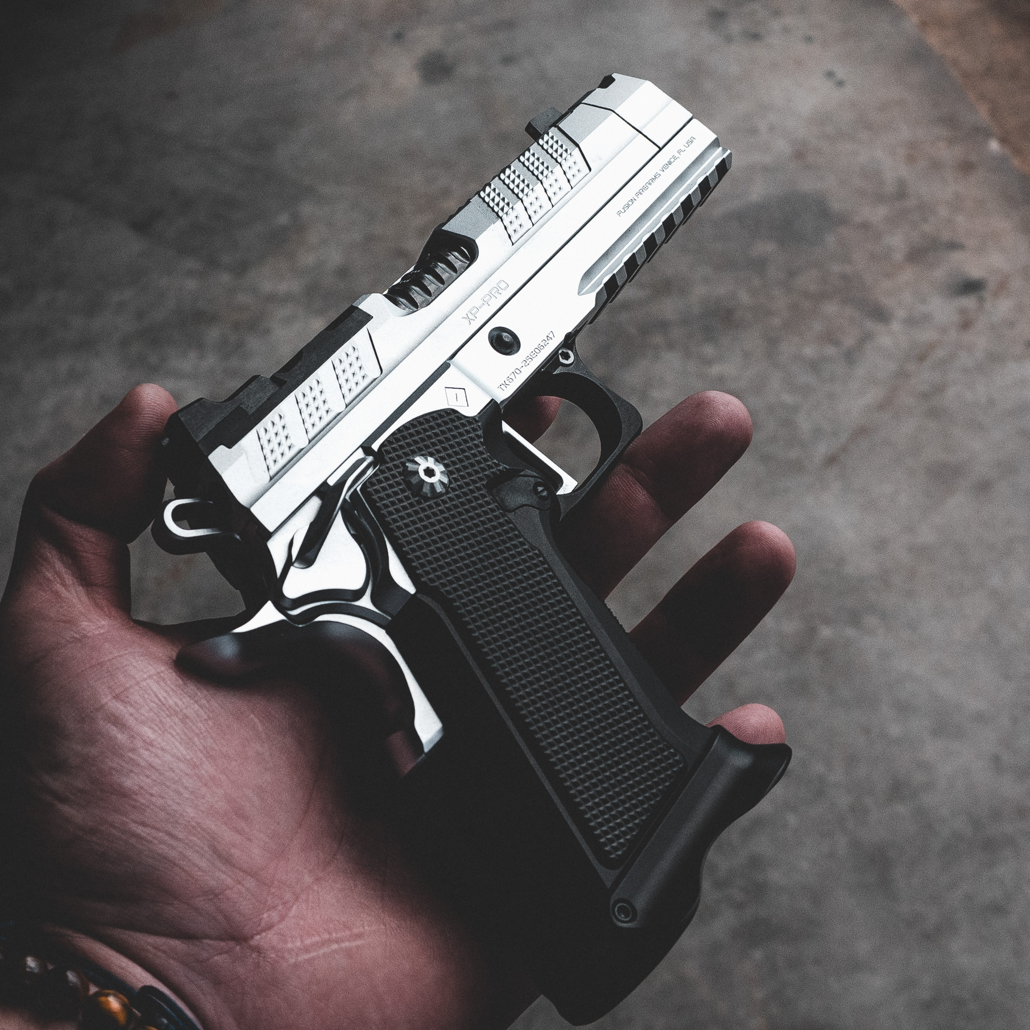 XP COMP & Ported Pistol – 9MM – Chrome (Custom Shop Edition) – Fusion Firearms — image 2