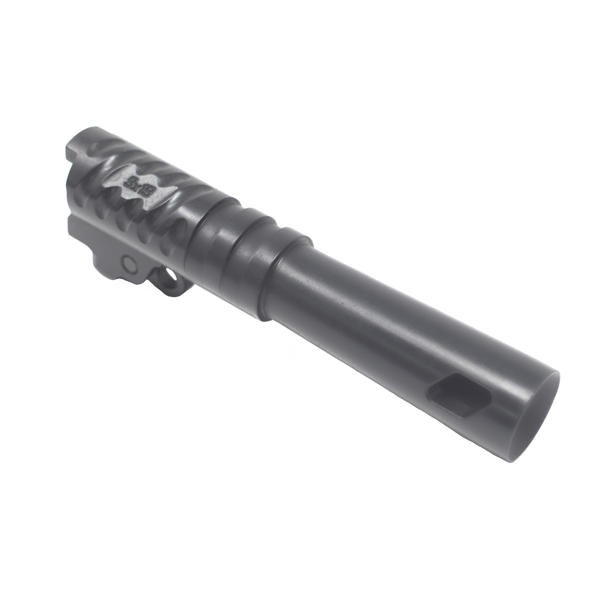 XP Pro 4" Fluted 1911 Barrel - 9MM - Clark/Para Ramped - Ported (Black) – Fusion Firearms