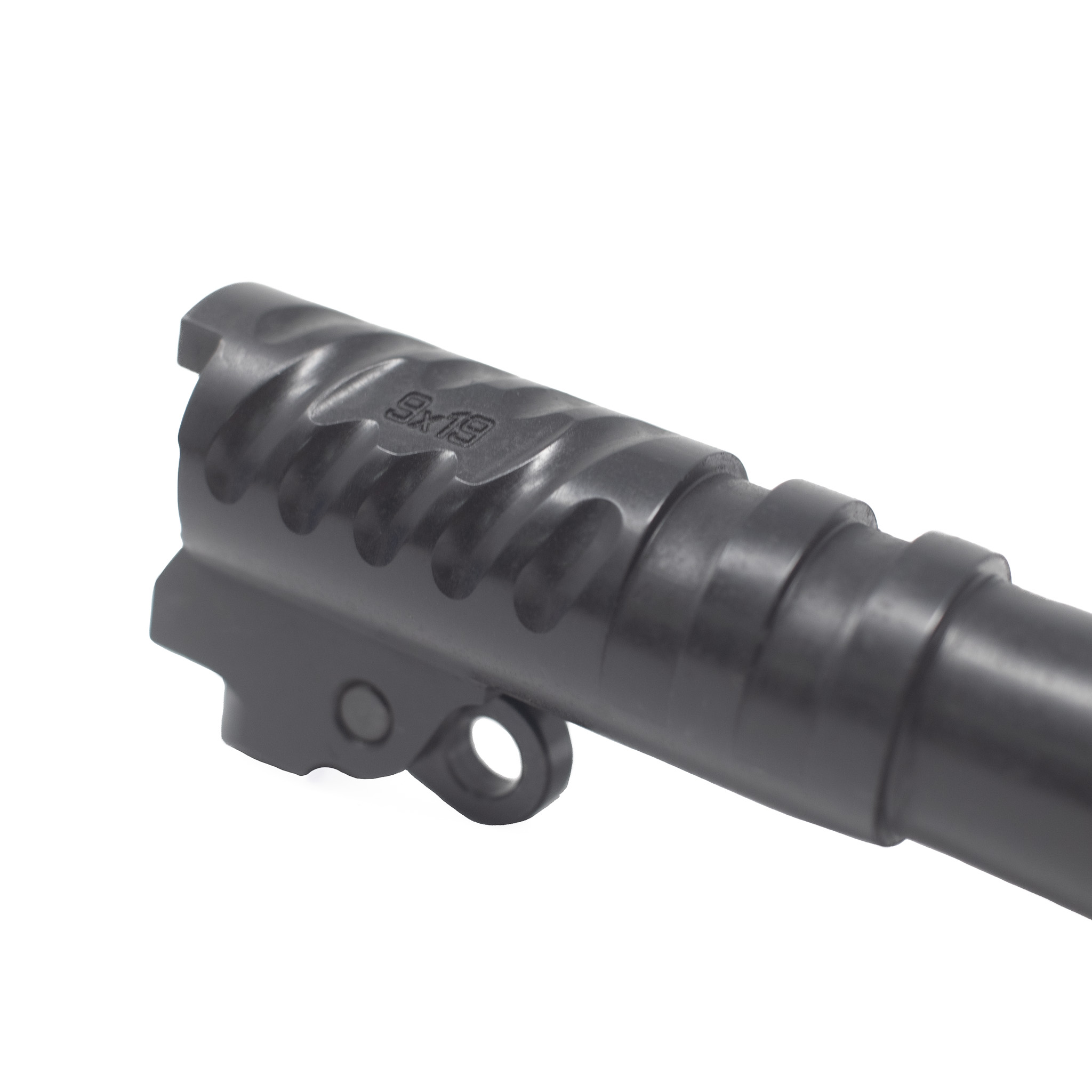 XP Pro 4" Fluted 1911 Barrel - 9MM - Clark/Para Ramped - Ported (Black) – Fusion Firearms — image 2