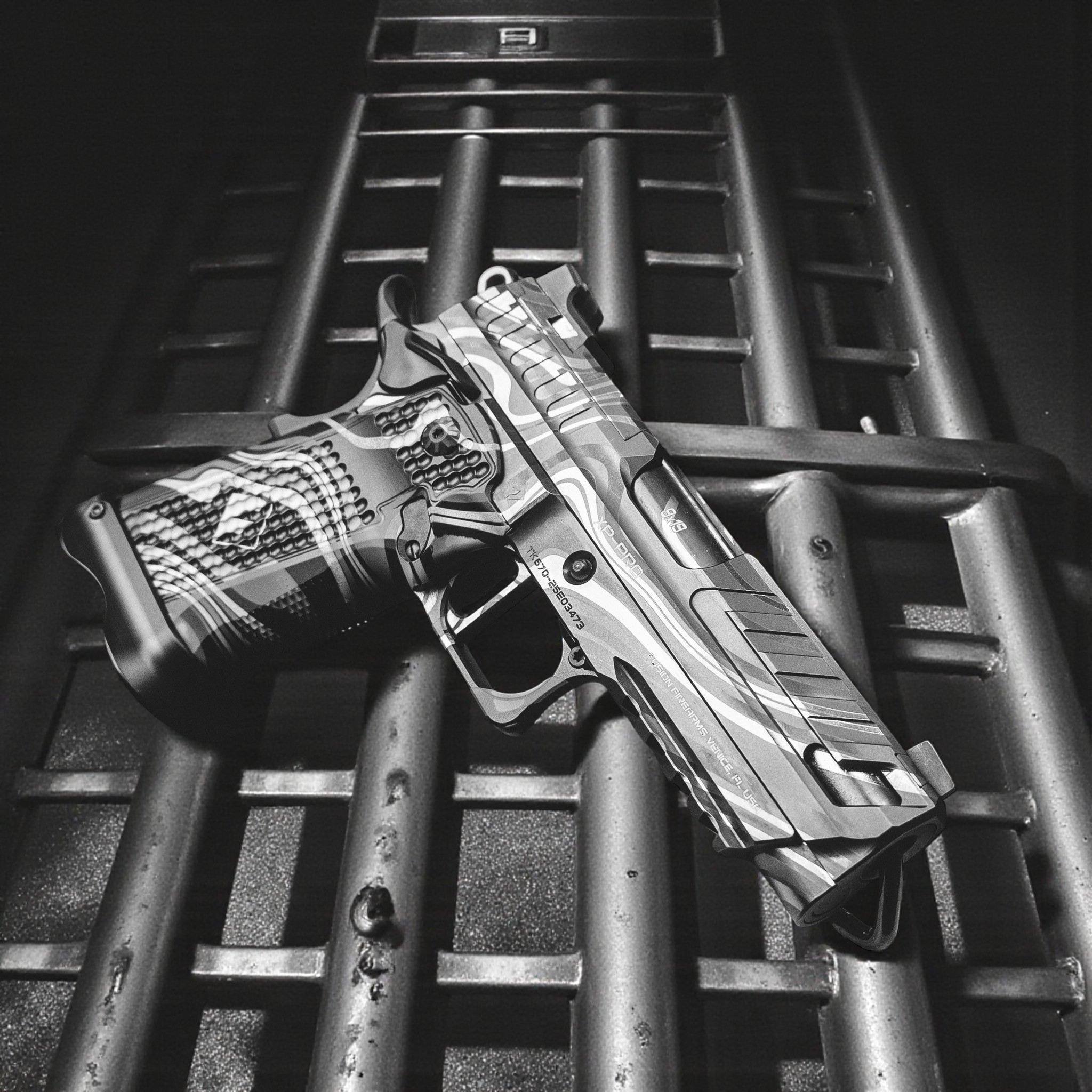 XP PRO - 9MM – Black Damascus Custom Shop Edition (MADE TO ORDER) – Fusion Firearms