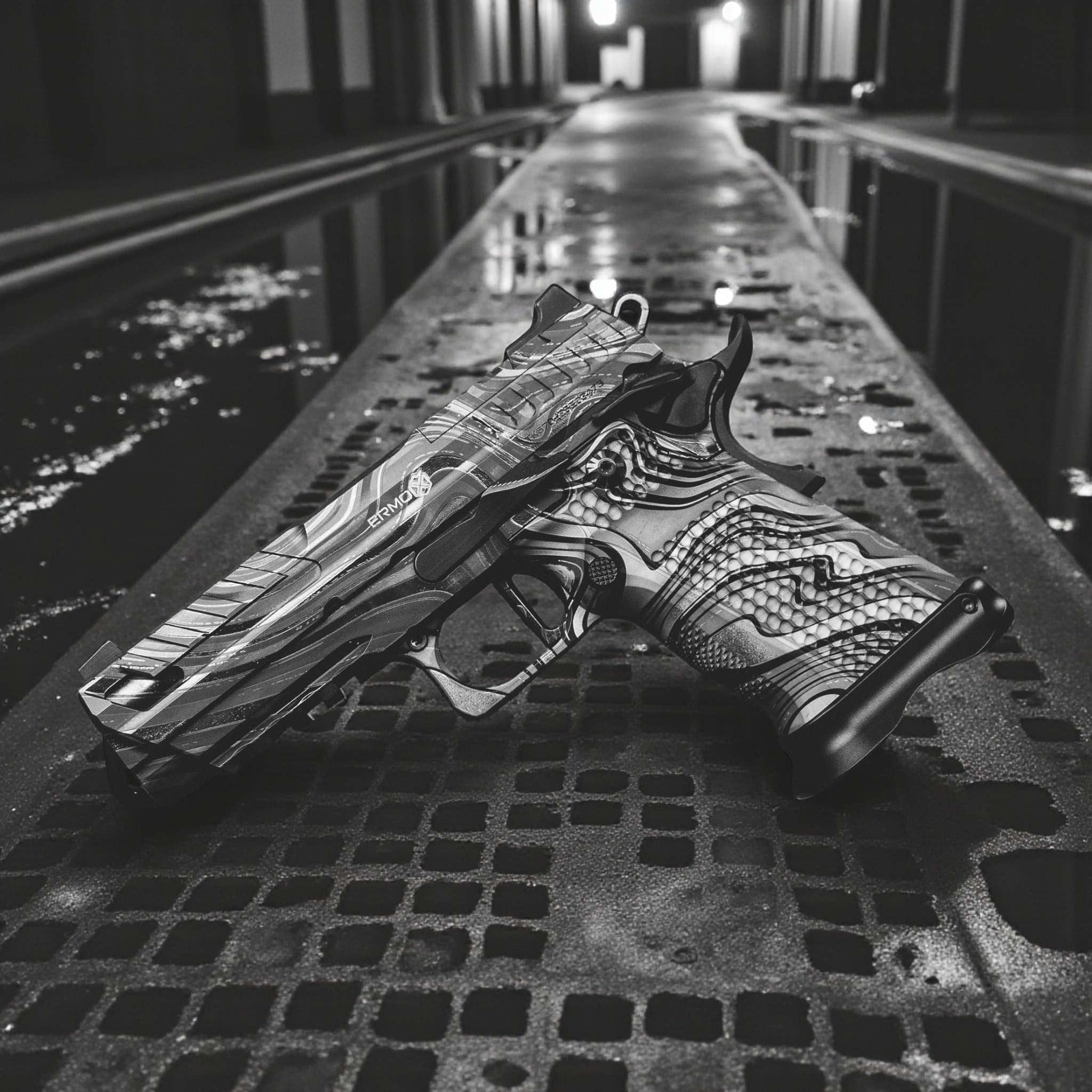 XP PRO - 9MM – Black Damascus Custom Shop Edition (MADE TO ORDER) – Fusion Firearms — image 2
