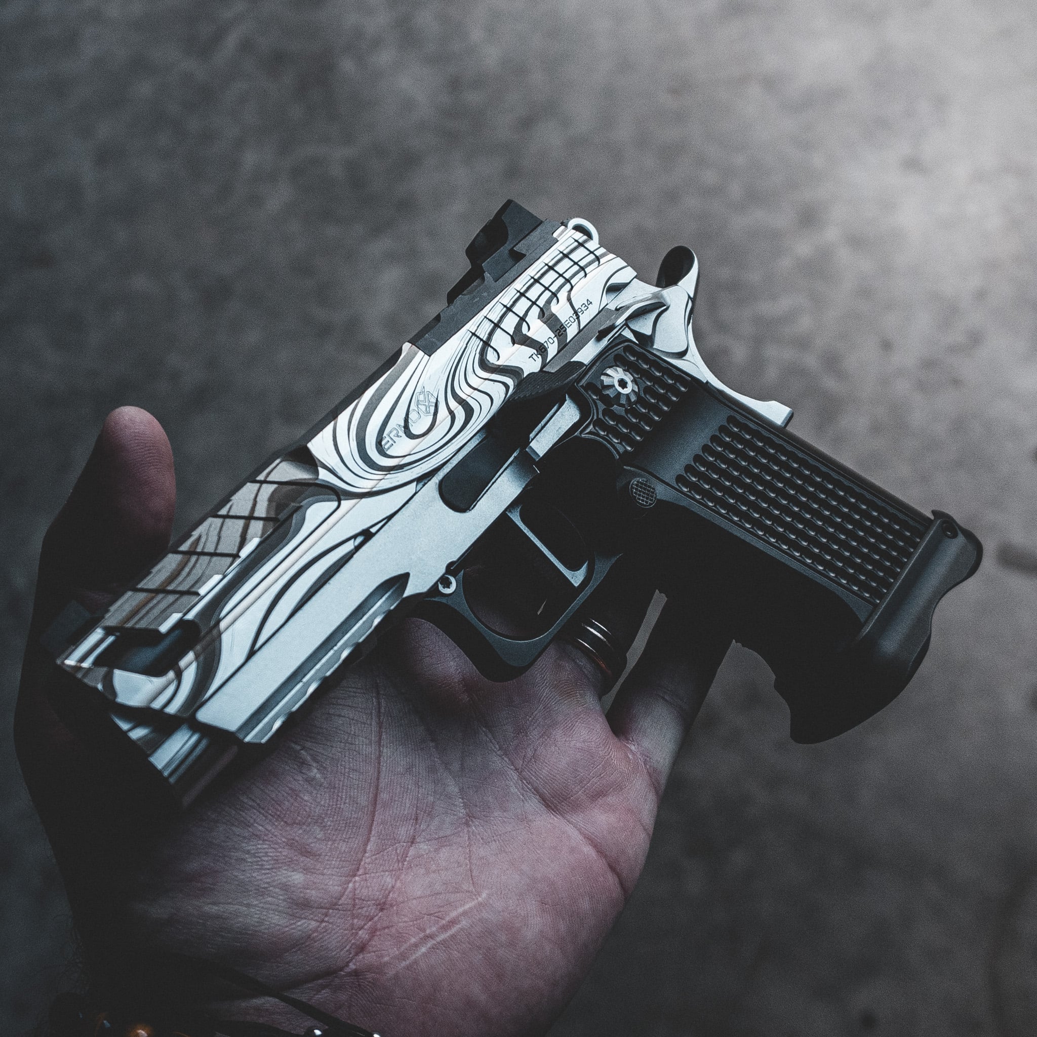 XP PRO - 9MM - Chrome "Damas Flow" Custom Shop Edition (MADE TO ORDER) – Fusion Firearms