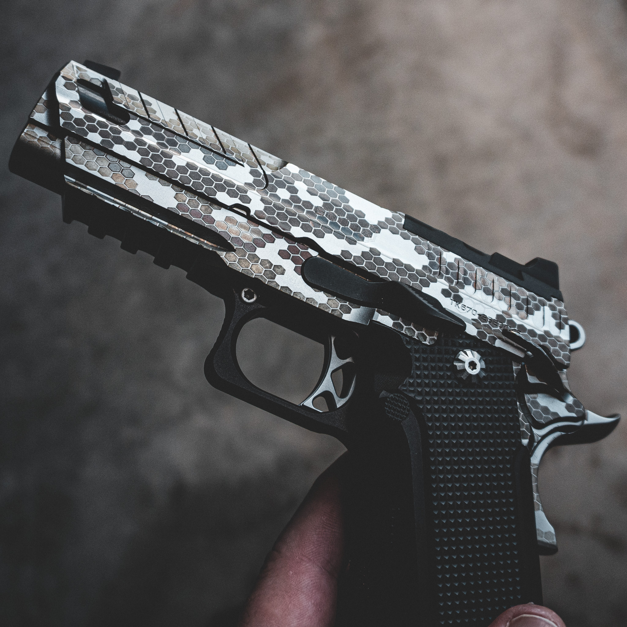 XP PRO - 9MM - Chrome "Hive" Custom Shop Edition (Made To Order) – Fusion Firearms — image 4