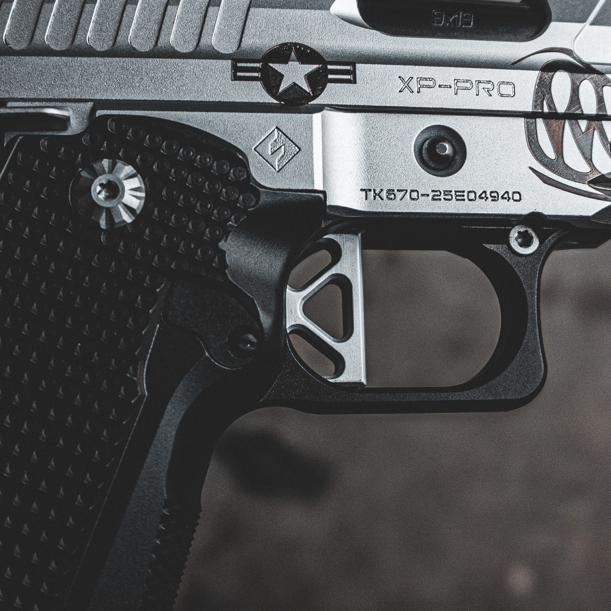 XP PRO - 9MM - Chrome "Warthog" Custom Shop Edition (MADE TO ORDER) – Fusion Firearms — image 2