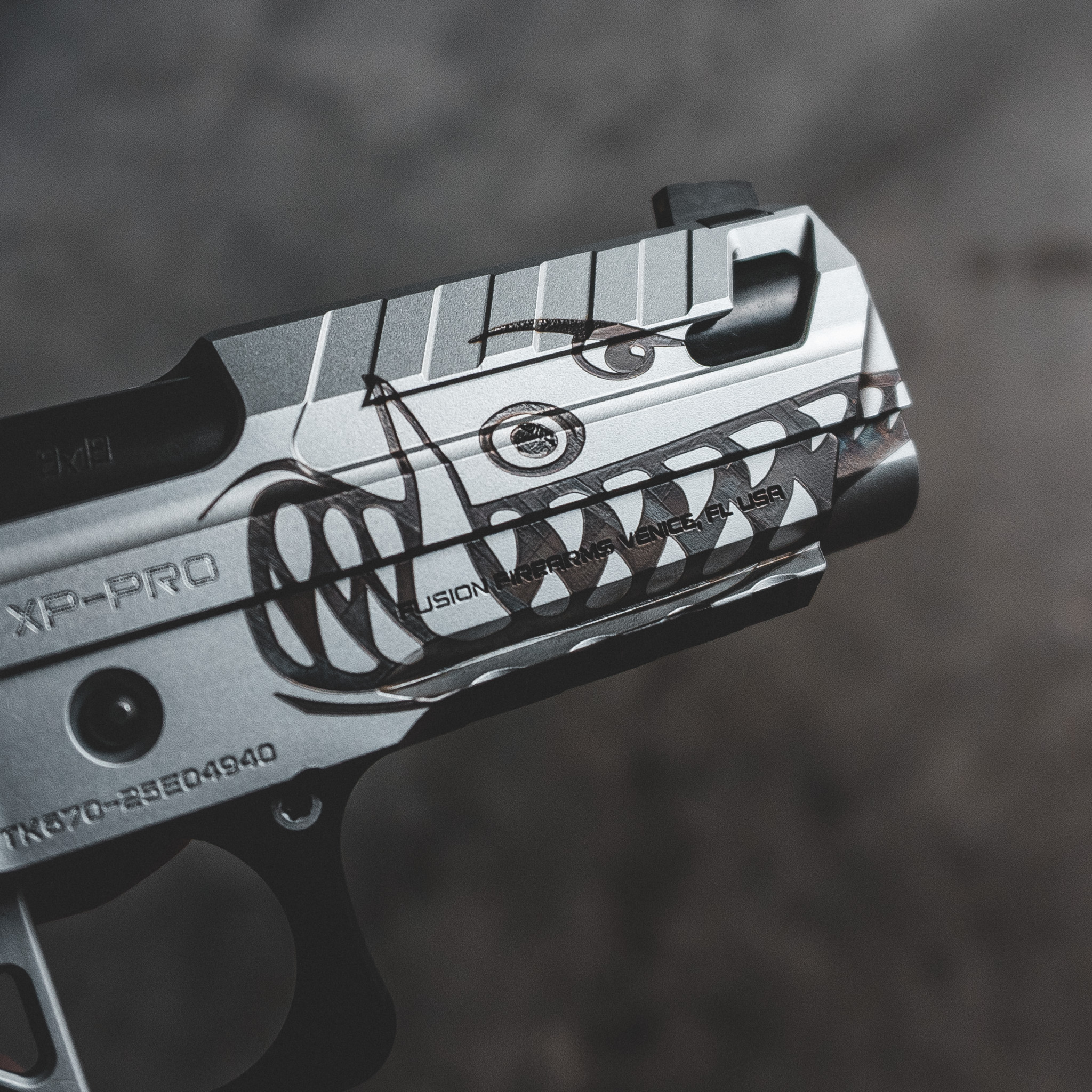 XP PRO - 9MM - Chrome "Warthog" Custom Shop Edition (MADE TO ORDER) – Fusion Firearms — image 4