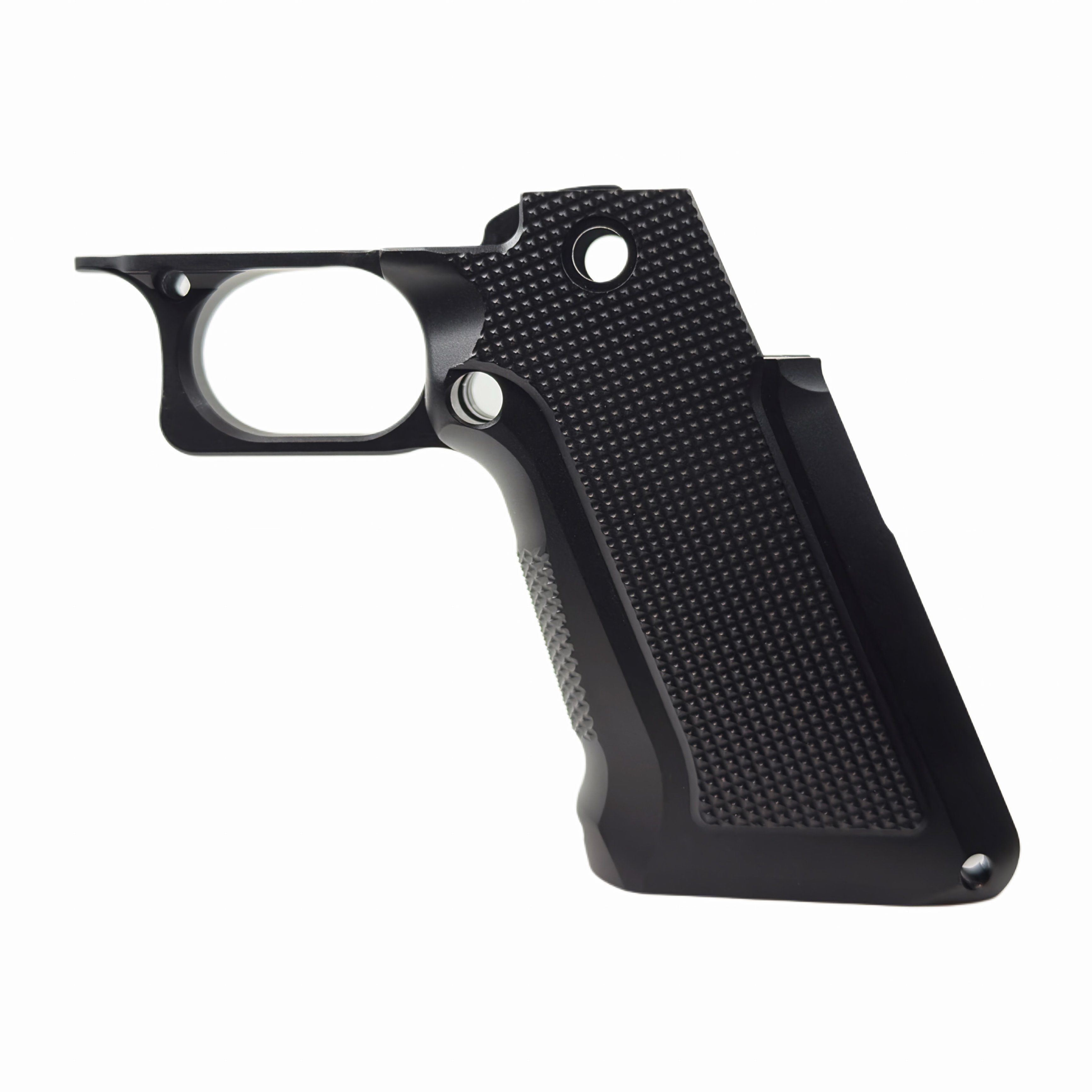 XP Pro Aluminum Grip - Aggressive Checkered - Black – Fusion Firearms