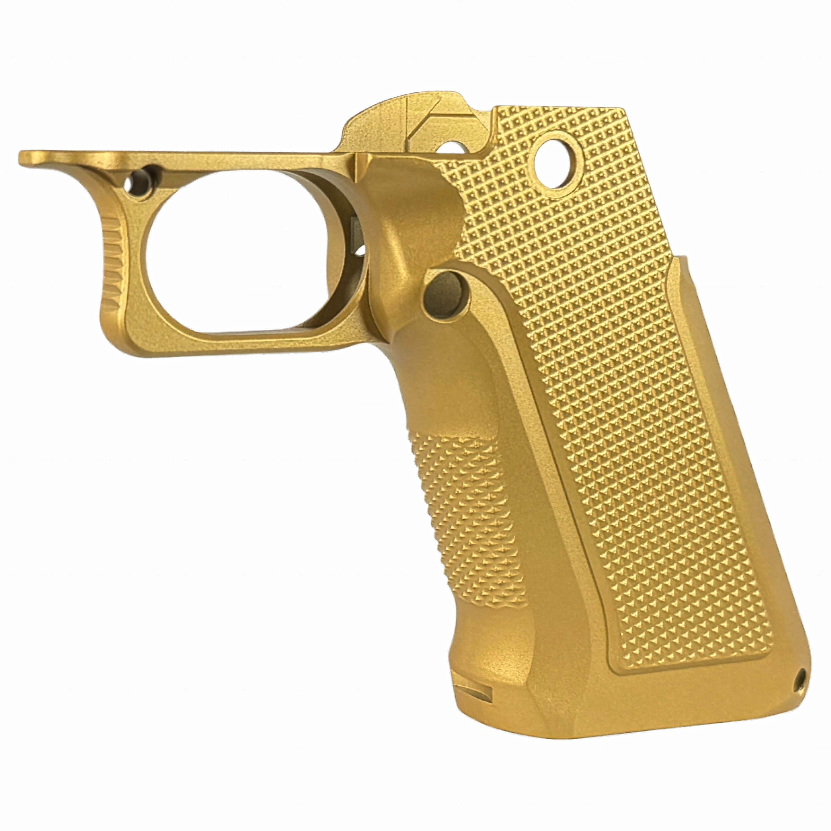 XP Pro Aluminum Grip - Aggressive Checkered - Gold – Fusion Firearms — image 2