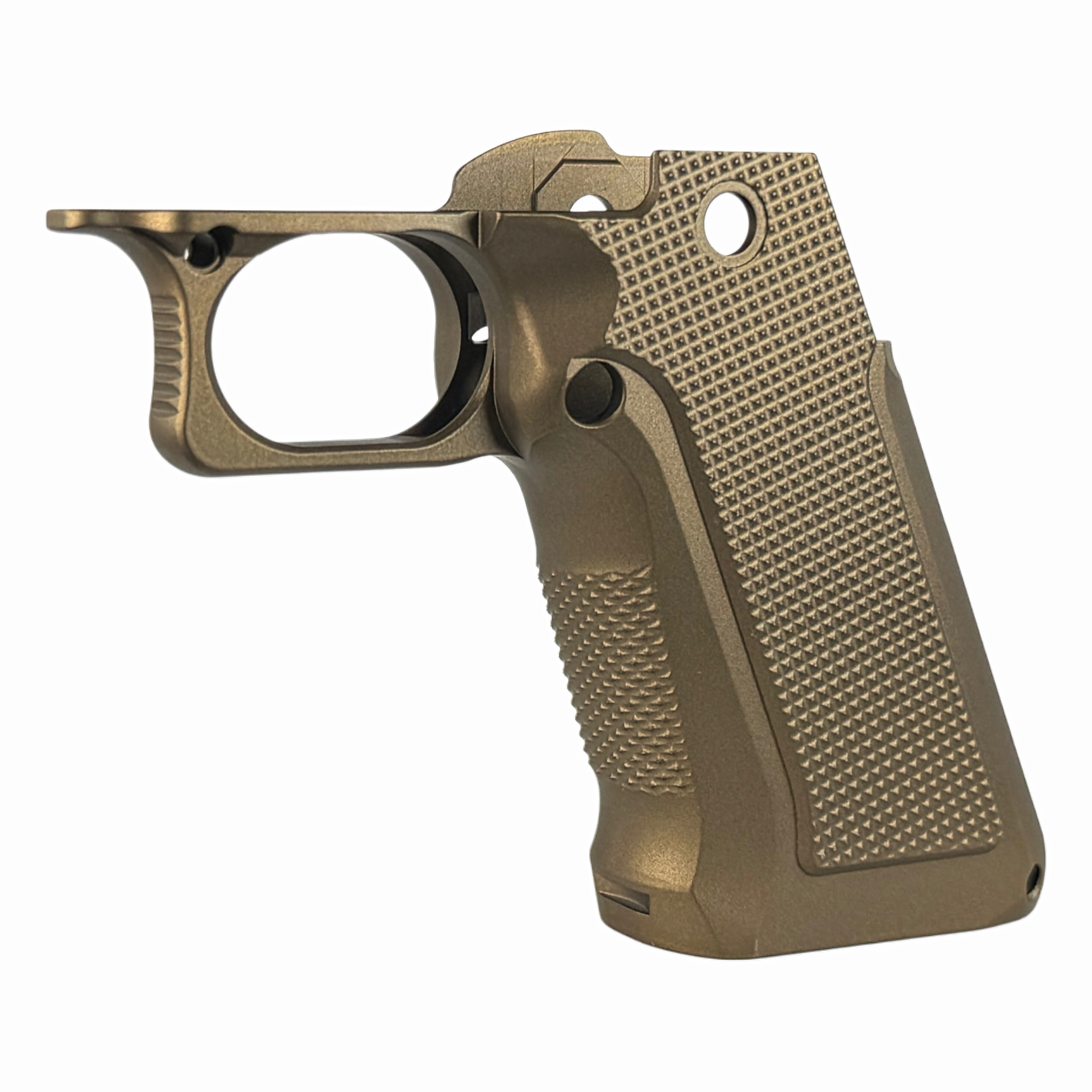 XP Pro Aluminum Grip - Checkered Aggressive - Bronze – Fusion Firearms