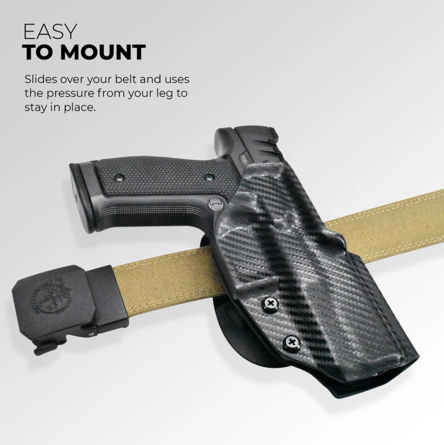 XP Pro OWB Paddle Holster - Black Scorpion Gear – Fusion Firearms — image 3