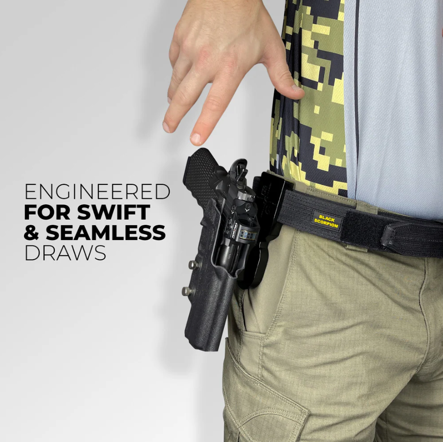 XP Pro Pro Heavy Duty Competition Holster - Black Scorpion Gear – Fusion Firearms — image 2