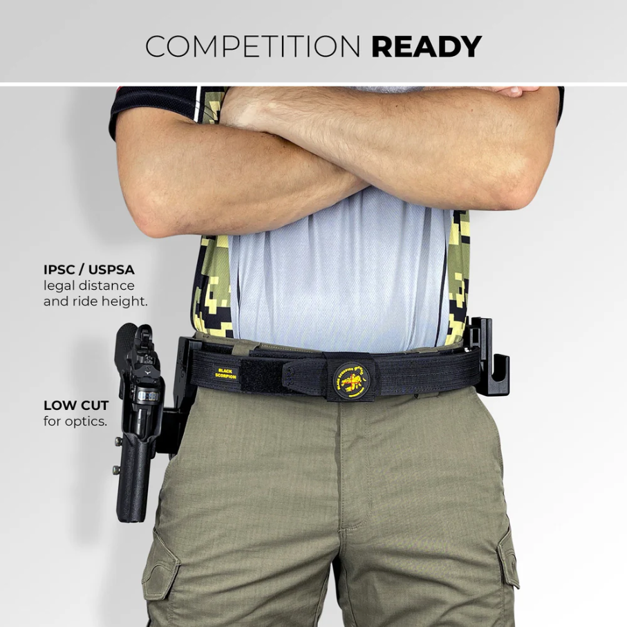 XP Pro Pro Heavy Duty Competition Holster - Black Scorpion Gear – Fusion Firearms — image 3