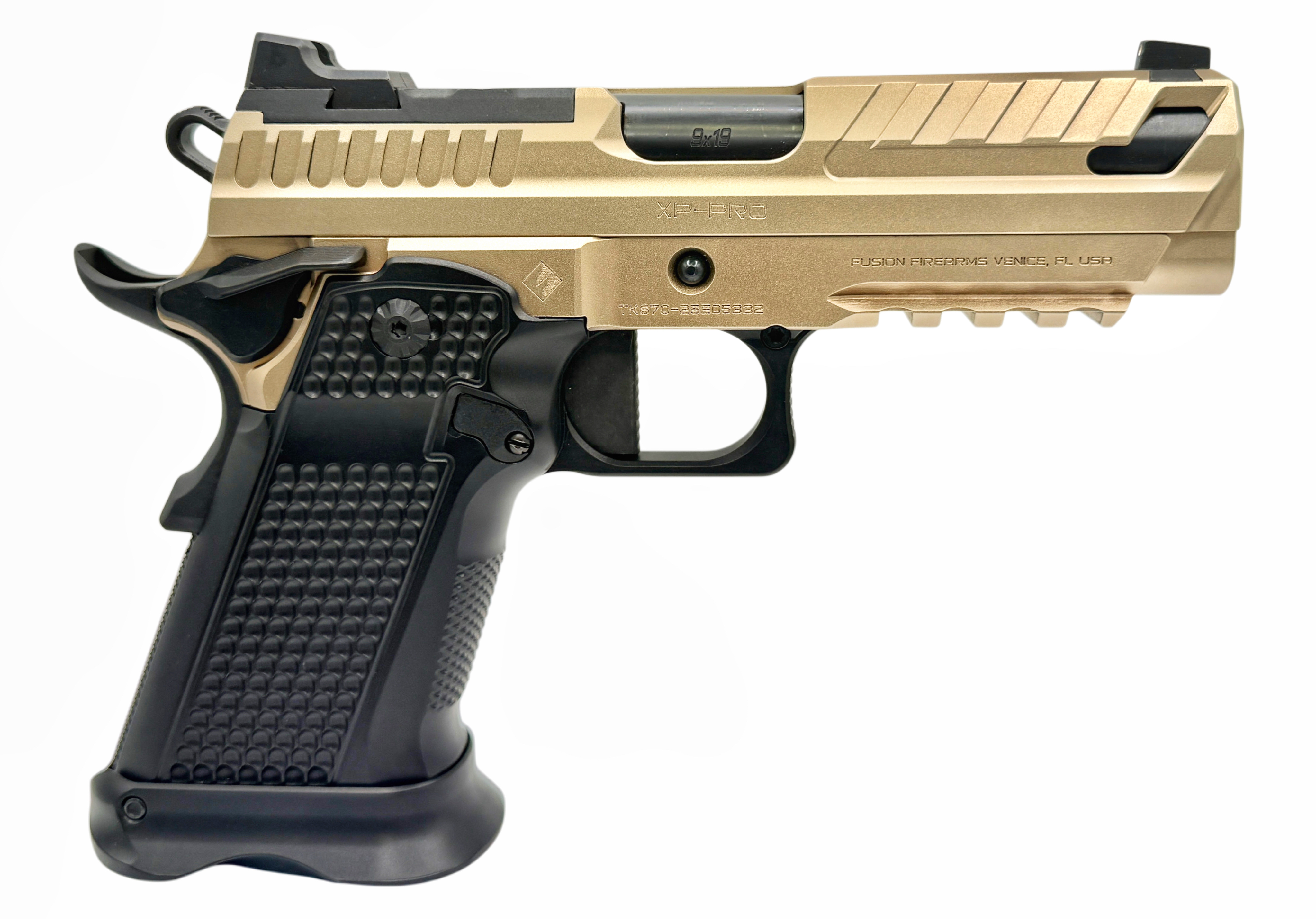XP PRO™ Pistol - 9MM - Champagne – Fusion Firearms