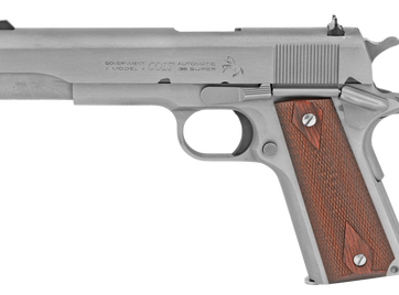 Colt Firearms 1911 Government Stainless .38 Super 5" Barrel 9-Rounds Colt Firearms 1911 Government Stainless .38 Super 5" Barrel 9-Rounds - New Arrivals - American Guns & Ammo