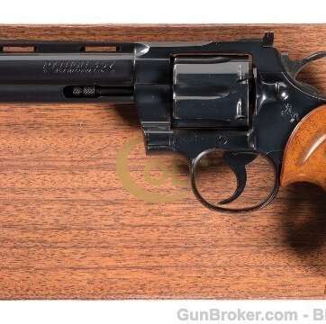 Colt Python 357 Mag 6" Vent Rib Blue Walnut 62 Box Colt Python 357 Mag 6" Vent Rib Blue Walnut 62 Box - Revolvers - American Guns & Ammo