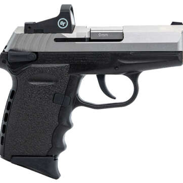 Sccy CPX-1 9mm Black/Stainless w/ Crimson Trace Red Dot - American Guns & Ammo