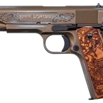 Auto Ordnance 1911 Bootlegger Bronze Engraved Special Edition 5? 45 - American Guns & Ammo