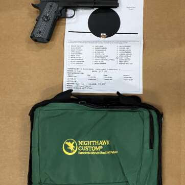 Nighthawk Custom Shadow Hawk Long Slide 45 ACP 1911 - American Guns & Ammo