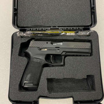 SIG P320 Full size 9mm Night Sites 1 MAG LE Trade 320 320F-9-BSS - American Guns & Ammo