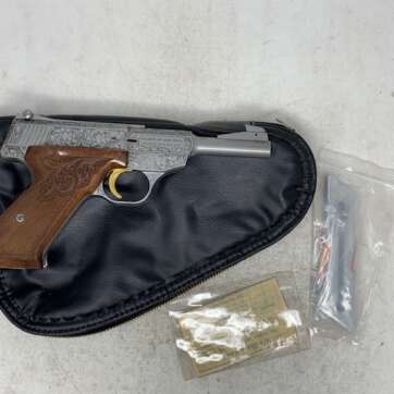 Engraved Browning Challenger Renaissance 22 LR Pistol 4 1/2" - American Guns & Ammo