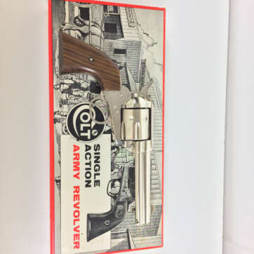 Colt SAA 45 LC Nickle Single Action Army - American Guns & Ammo