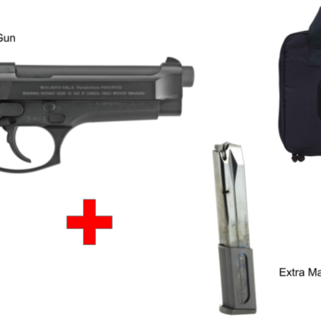 Beretta 92FS 9mm Luger 15 Round J92F300M w/ bonus soft case and 30 rd mag! Made in USA - American Guns & Ammo