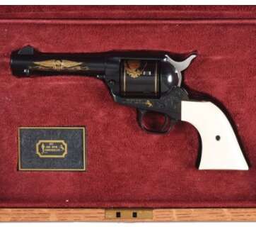 COLT JOHN WAYNE COMEMMORATIVE IN FACTORY PRESENTATION CASE 45 LC - American Guns & Ammo