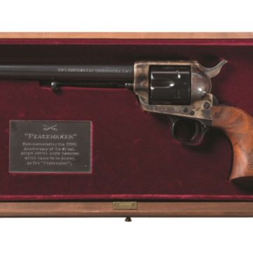 Colt Peacemaker Centennial Commemorative SAA 45 LC 7.5" 1973 Blue/Casehardened Showcase - American Guns & Ammo