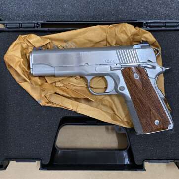 Used Dan Wesson Pointman Carry 1911 9mm Stainless 2 Mags - American Guns & Ammo
