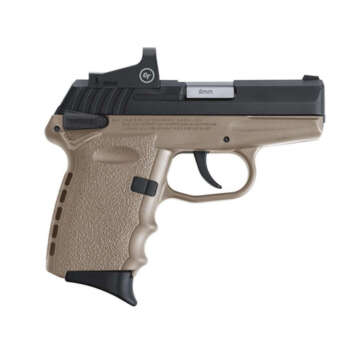 SCCY 9mm CPX-1 Blk/FDE Safety Reddot 10RD CBDERD - Semi Auto Pistols - American Guns & Ammo