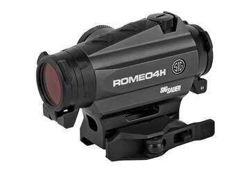 Sig Sauer, Romeo4H, Red Dot, Ballistic Circle Dot, Torx and QR Mount, Graphite - Accessories - American Guns & Ammo