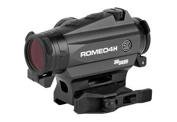 Sig Sauer, Romeo4H, Red Dot,Ballistic Circle Plex, Torx and QR Mounts, Graphite - Accessories - American Guns & Ammo