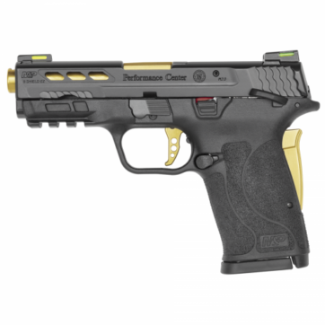 Smith & Wesson Shield EZ 9mm Performance Center Gold Thumb Safety 13227 - American Guns & Ammo
