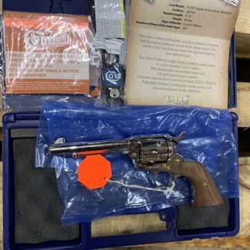 Colt Silver Stallion SAA P1850-TLE 45 LC 1 of 200 TALO Single Action Army - American Guns & Ammo