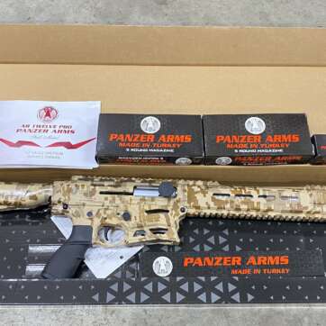 PW ARMS AR-12 Pro A2 Digital Camo 12 Gauge 20" 3" 5+1 AR12PSDC Panzer ar12 - American Guns & Ammo